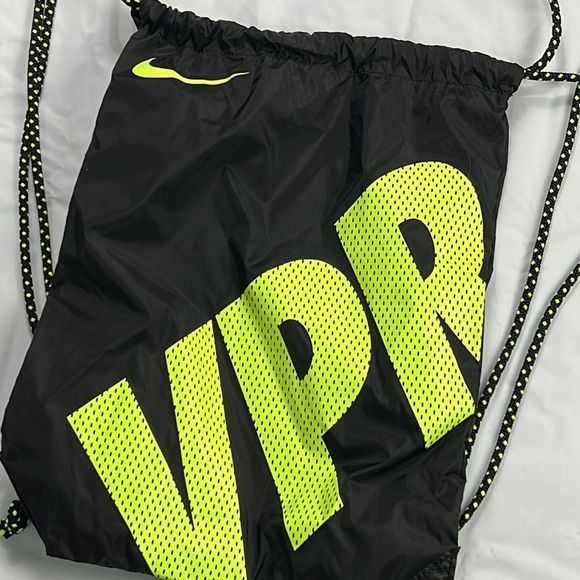 Nike VPR black draw string backpack bag - Picture 2 of 9